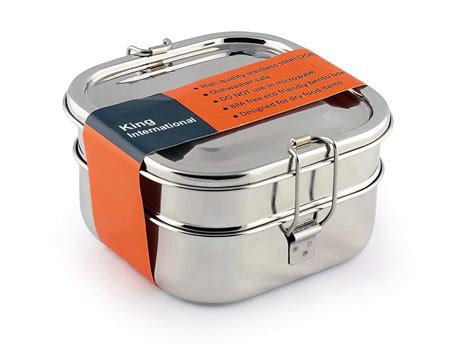 metal lunch box nearby|steel lunch box for school.